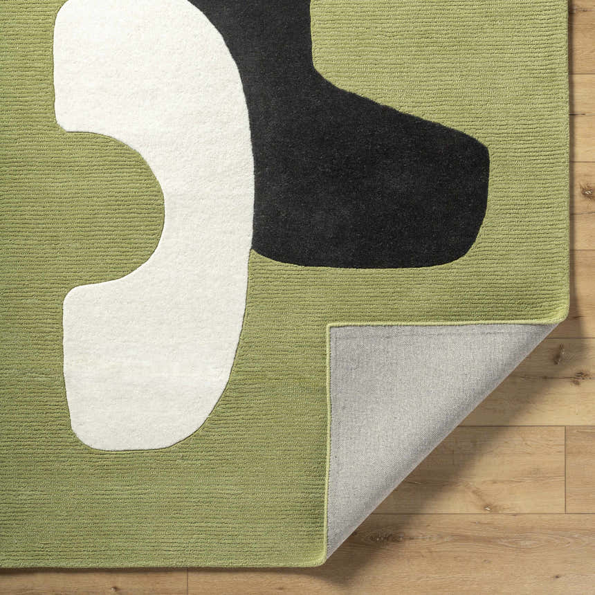 Made to Order Custom Size Terah Olive Area Rug