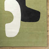 Made to Order Custom Size Terah Olive Area Rug