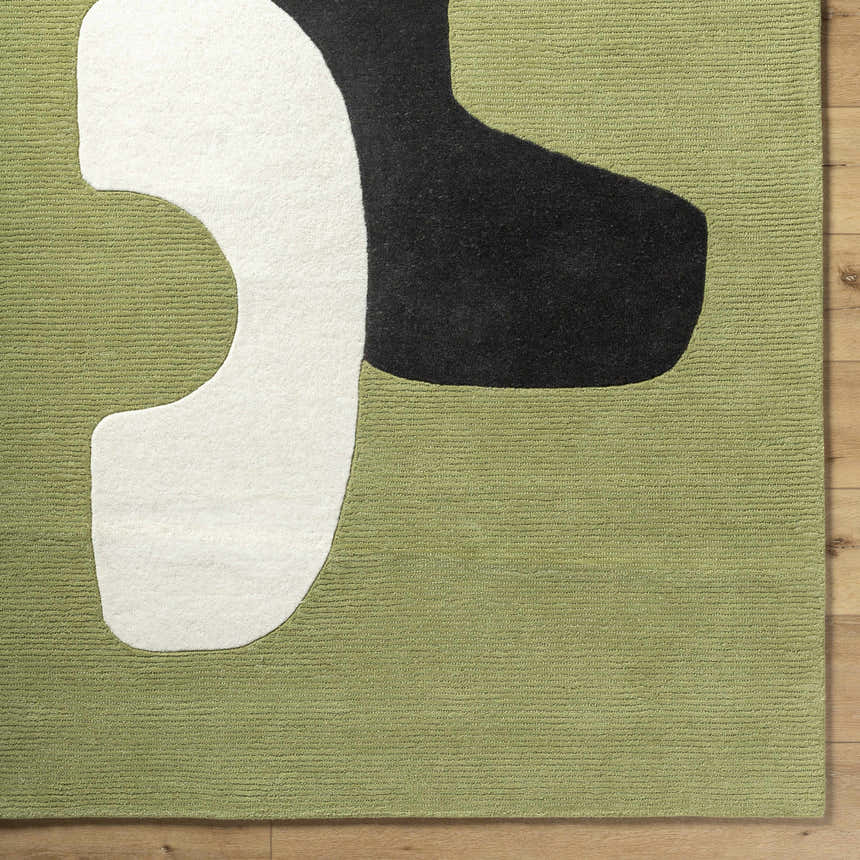 Made to Order Custom Size Terah Olive Area Rug