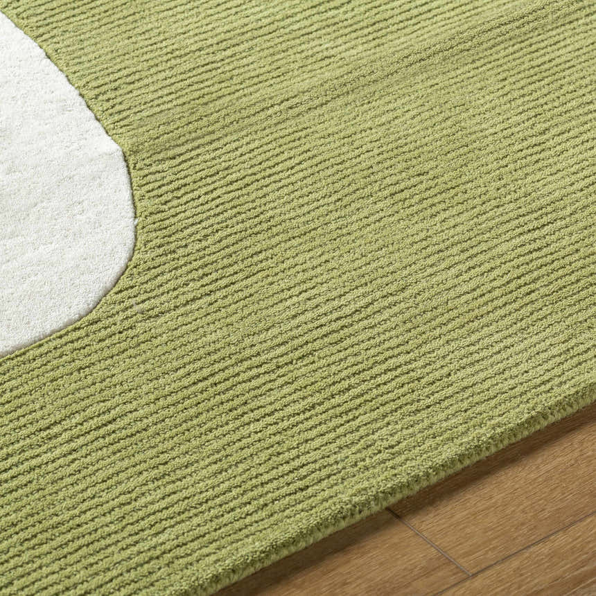 Made to Order Custom Size Terah Olive Area Rug