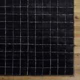 Made to Order Custom Size Toshi Jet Black Area Rug