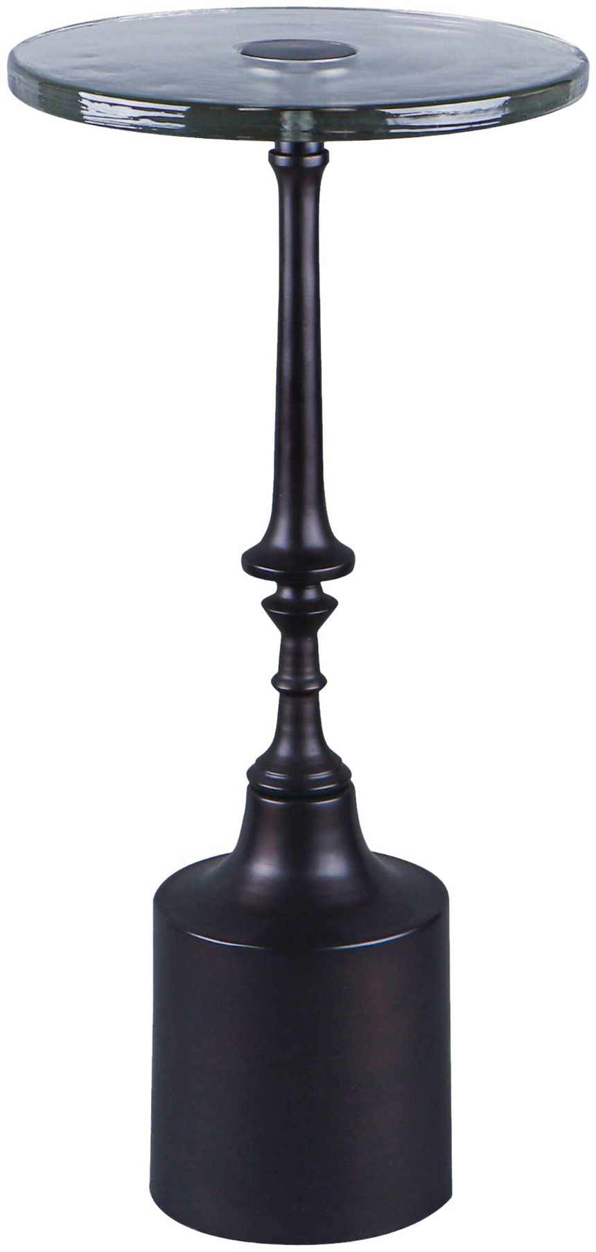 Becki Metallic - Bronze Owens x Livabliss Delfin End Table