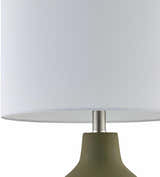 Toamasina Green Table Lamp