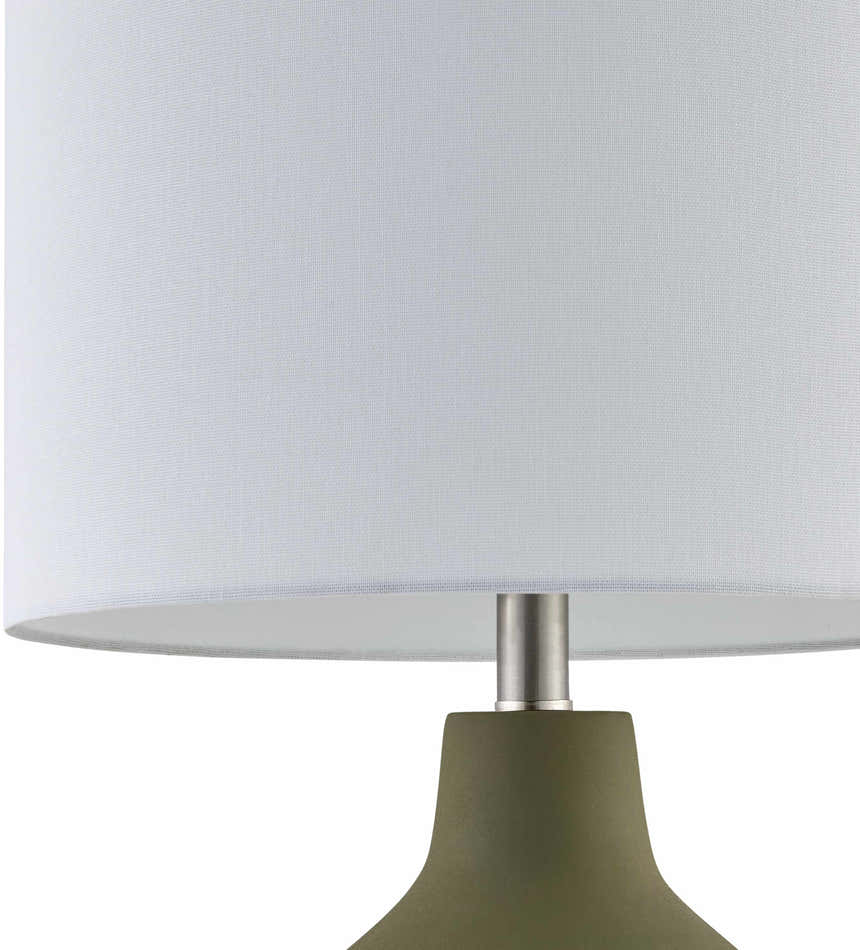 Toamasina Green Table Lamp