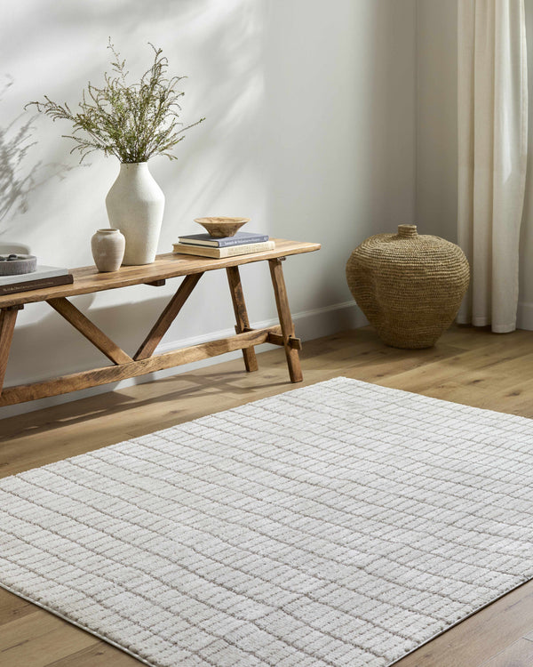 Thane White Area Rug