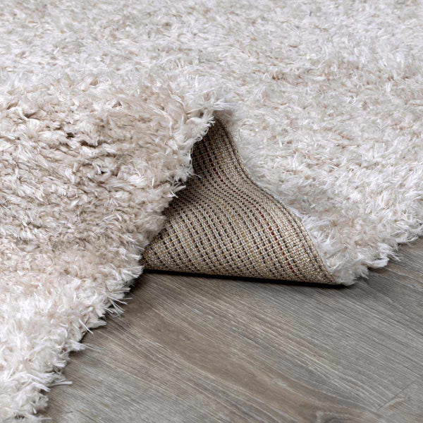 Siari Solid Oatmeal Shag Rug