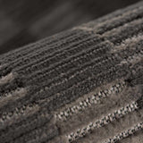 Truls 3D Checkered Washable Rug - Black