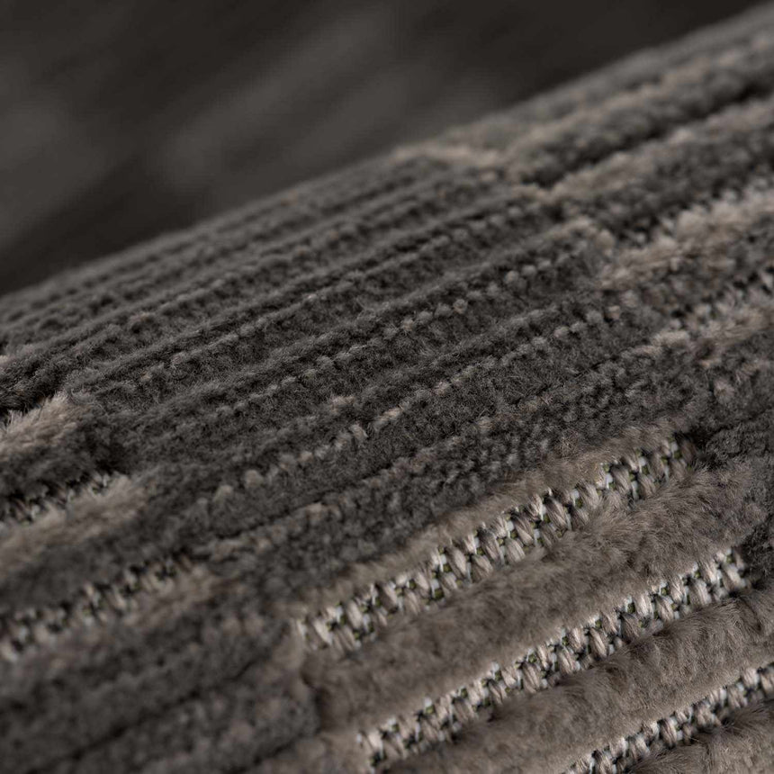 Truls 3D Checkered Washable Rug - Black