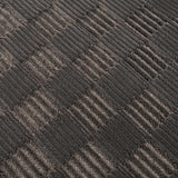 Truls 3D Checkered Washable Rug - Black