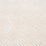Truls 3D Checkered Washable Rug - Bone