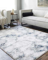 Sample Titan White Area Rug - Clearance
