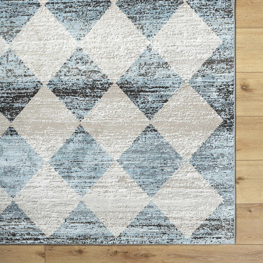 Sample Tuomo Blue Area Rug - Clearance