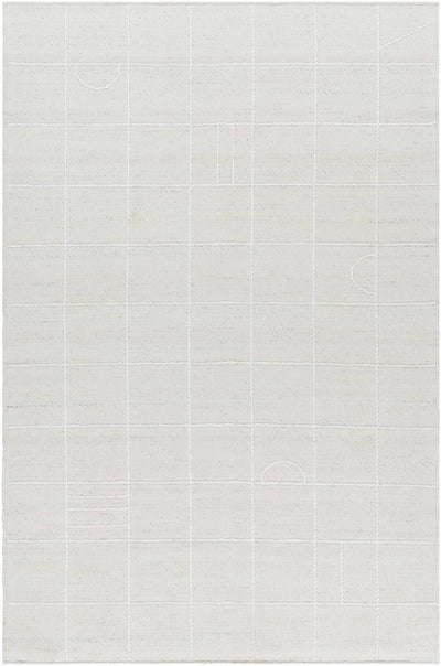 Sample Tieve Off White Checkered Area Rug