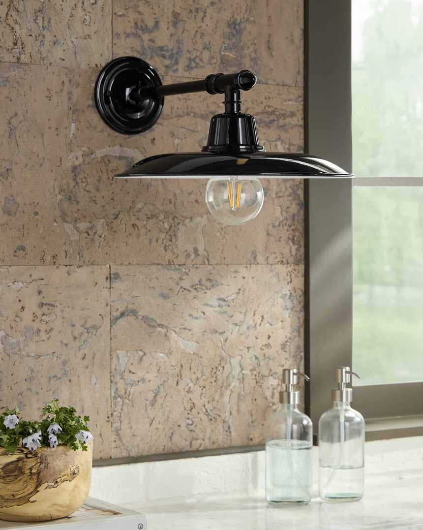 Oberkotzau Black Wall Sconce