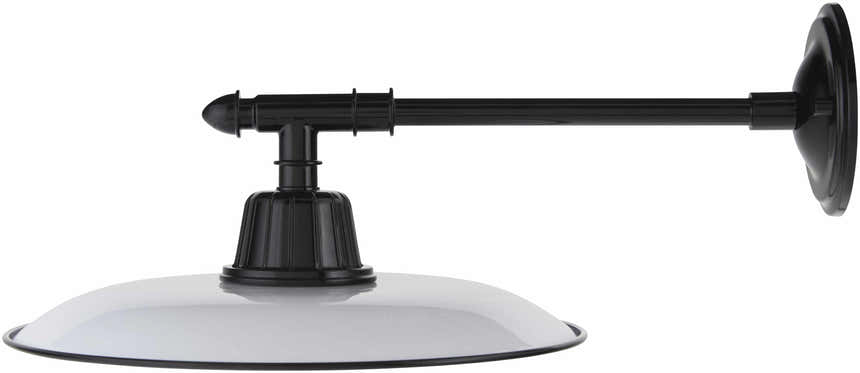 Oberkotzau White Outdoor Wall Sconce
