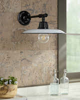 Oberkotzau White Outdoor Wall Sconce