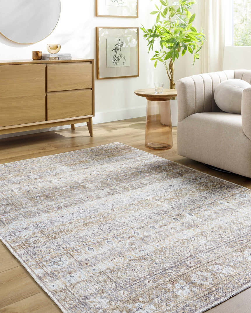 Sample Tywin Vintage Flat Pile Washable Rug