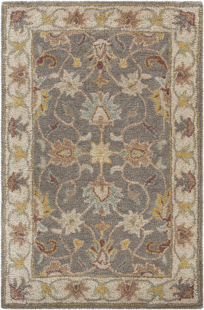 Cherryfield Hand Tufted Taupe Wool Rug