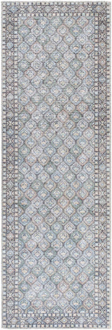 Telma Medium Green Washable Area Rug