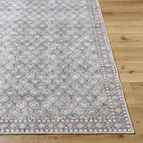 Telma Medium Green Washable Area Rug