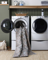 Telma Medium Green Washable Area Rug