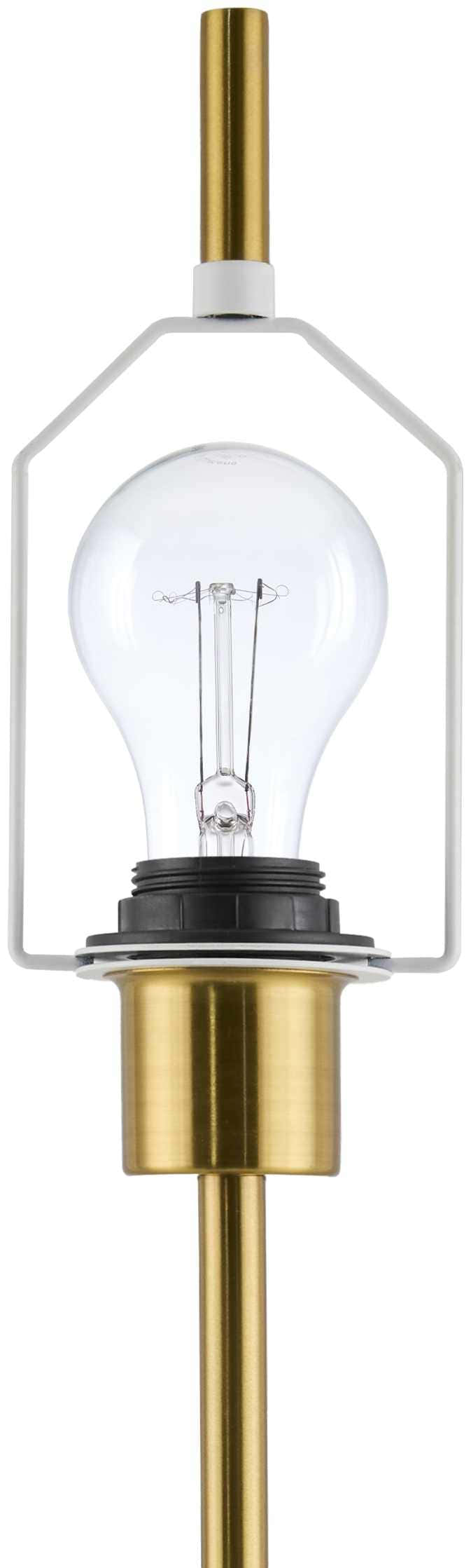 Nokoo Beige Wood Table Lamp with Rubber Wood Base