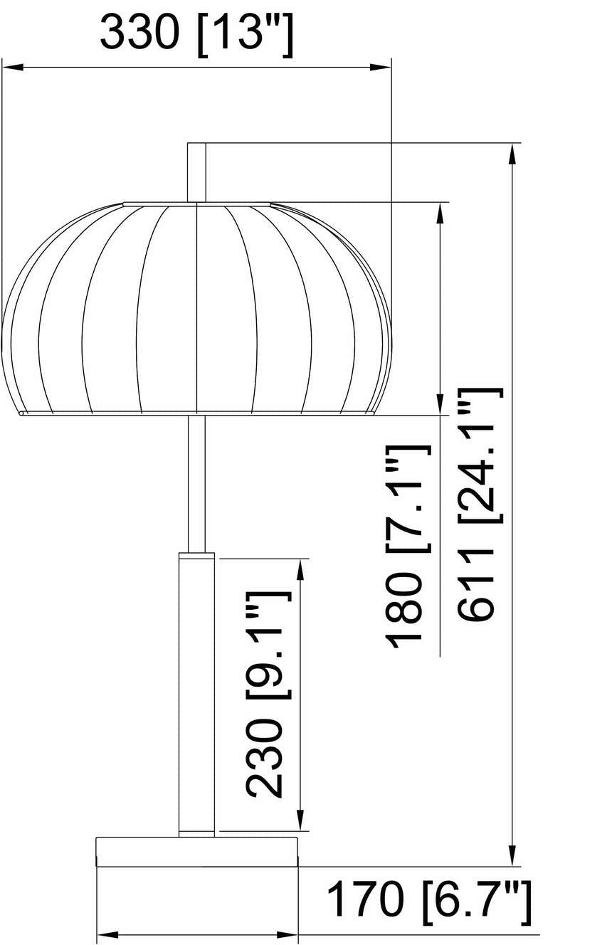 Nokoo Beige Wood Table Lamp with Rubber Wood Base