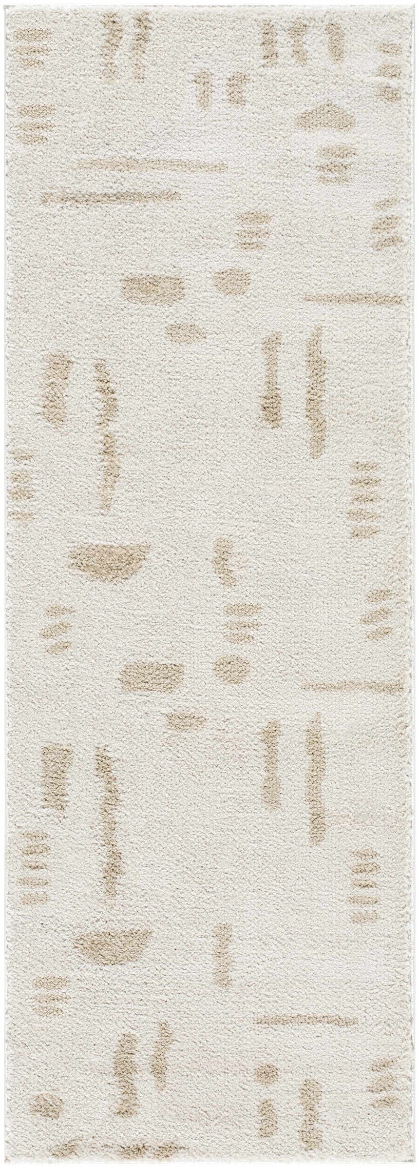 Azriel Beige Washable Area Rug