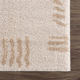 Azriel Beige Washable Area Rug