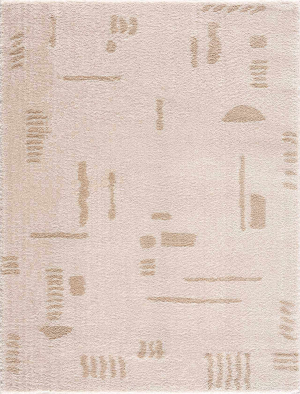 Azriel Beige Washable Area Rug