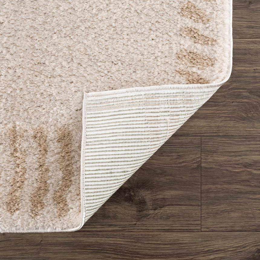 Azriel Beige Washable Area Rug