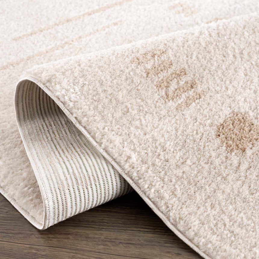 Azriel Beige Washable Area Rug