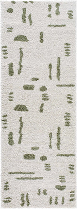 Azriel Green Washable Area Rug