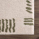 Azriel Green Washable Area Rug