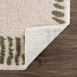 Azriel Green Washable Area Rug