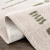 Azriel Green Washable Area Rug