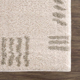 Azriel Gray Washable Area Rug