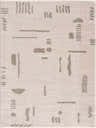 Close-up of Azriel Gray Washable Area Rug. Features a contemporary geometric pattern in medium gray and peach tones. Design-Rectangle-537