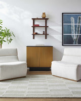 Made to Order Custom Size Teige Light Silver Area Rug