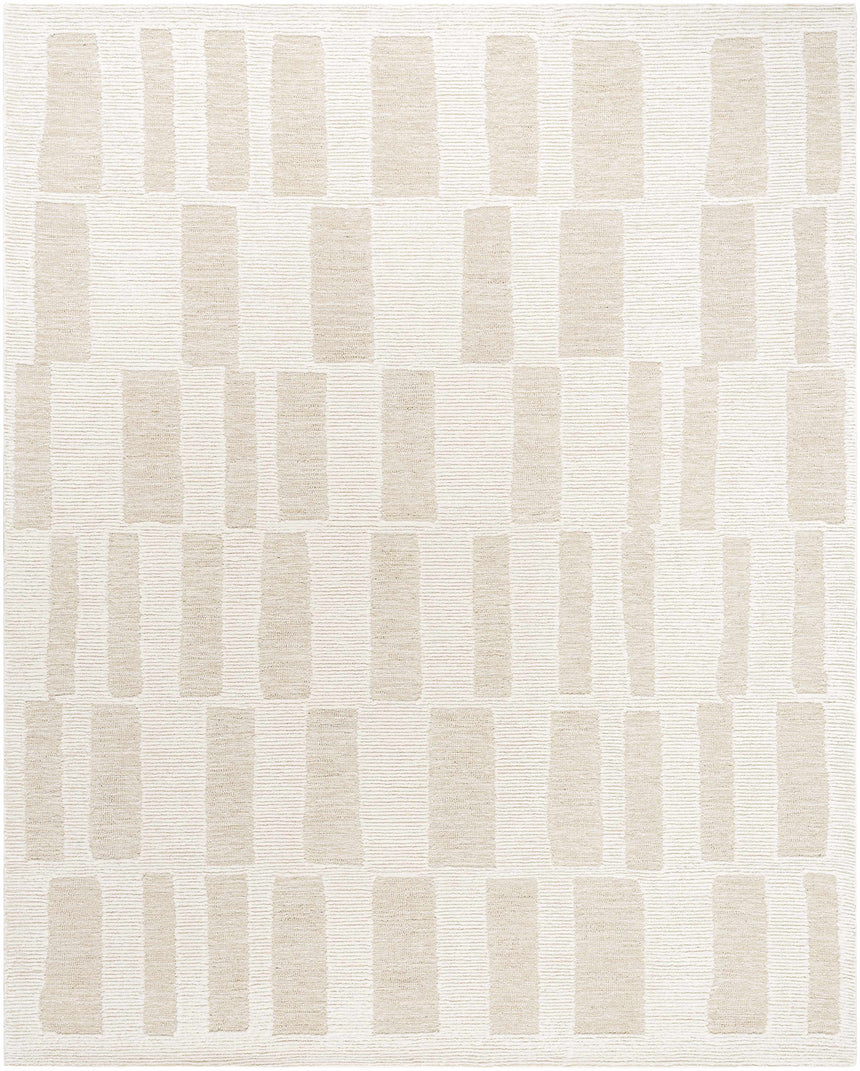 Made to Order Custom Size Teige Light Silver Area Rug