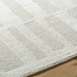 Made to Order Custom Size Teige Light Silver Area Rug