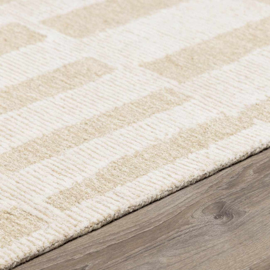 Made to Order Custom Size Teige Light Silver Area Rug