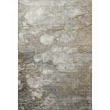 Close-up of the Dalyn Luxury Indoor/Outdoor Trevi TV7 Taupe Washable Area Rug with beige, brown, and silver gray tones.