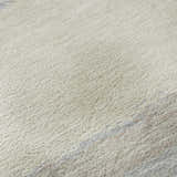Close-up of the Dalyn Luxury Trevi TV8 Ivory Washable Area Rug showing texture and subtle aloe, beige, and gray colors.