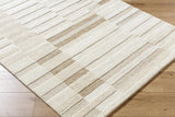 Made to Order Custom Size Tavia Broken-Striped Area Rug