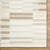 Made to Order Custom Size Tavia Broken-Striped Area Rug