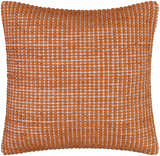 Trory Burnt Orange Throw Pillow