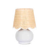 Tocae Blue Solid Ceramic Table Lamp