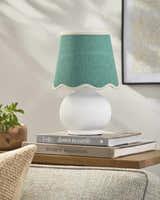 Theisseil Grass Green Shade Table Lamp