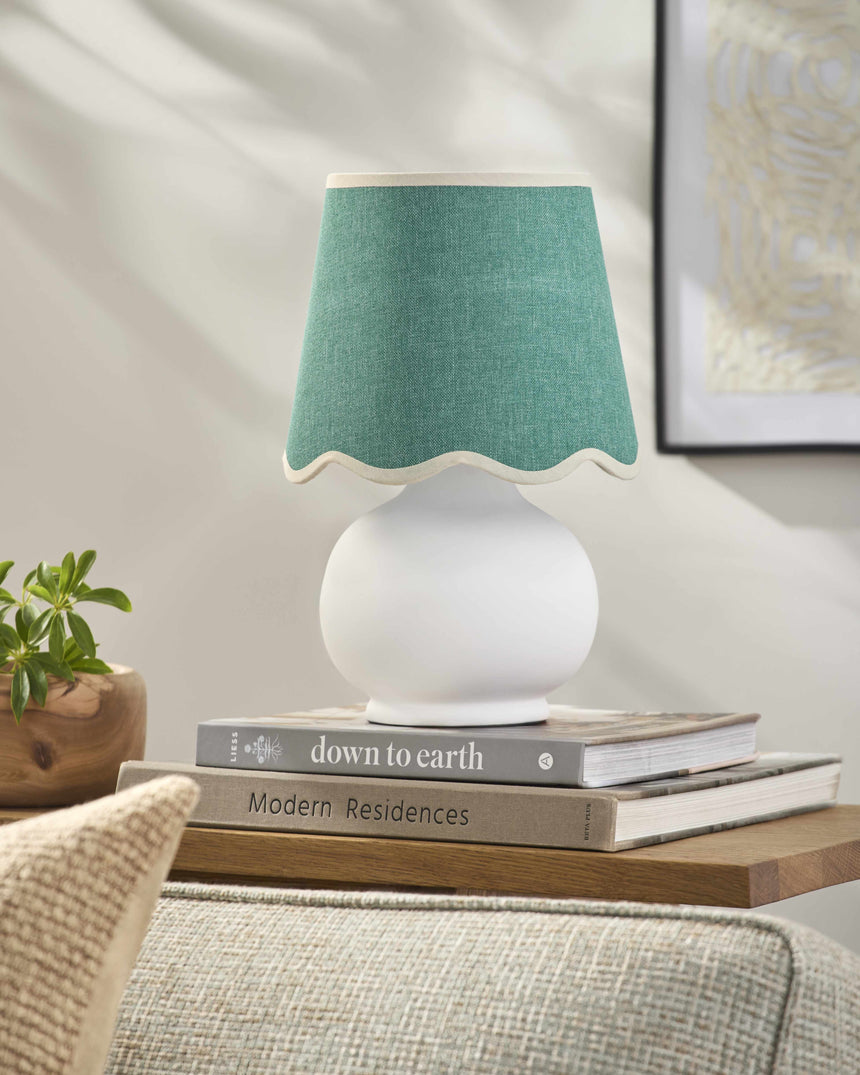 Theisseil Grass Green Shade Table Lamp